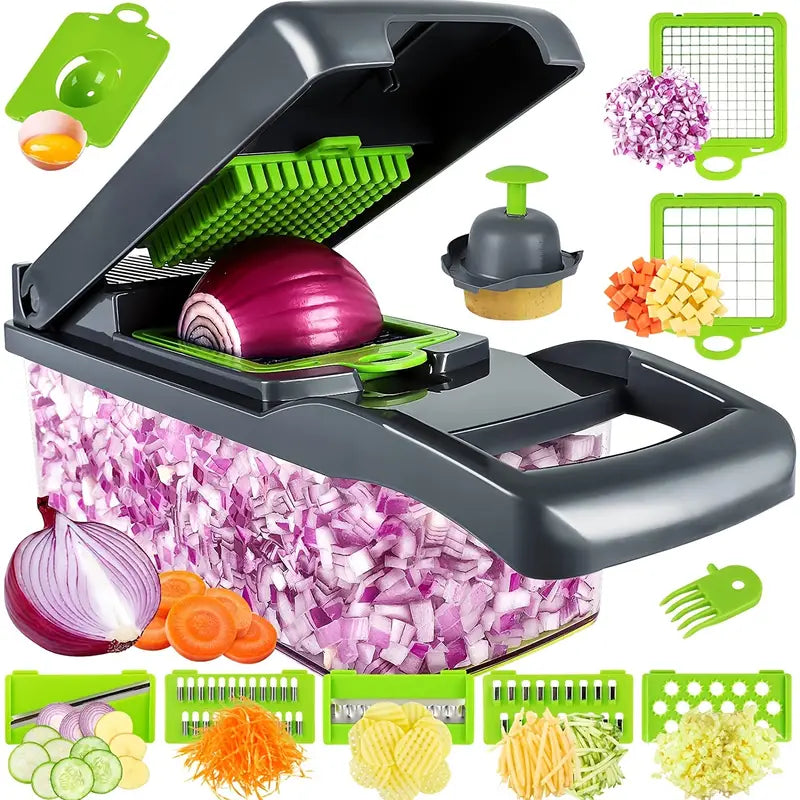 Cortador de Verduras Multifunción 14-en-1