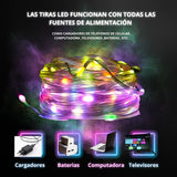 LUCES DE NAVIDAD RGB A PRUEBA DE AGUA